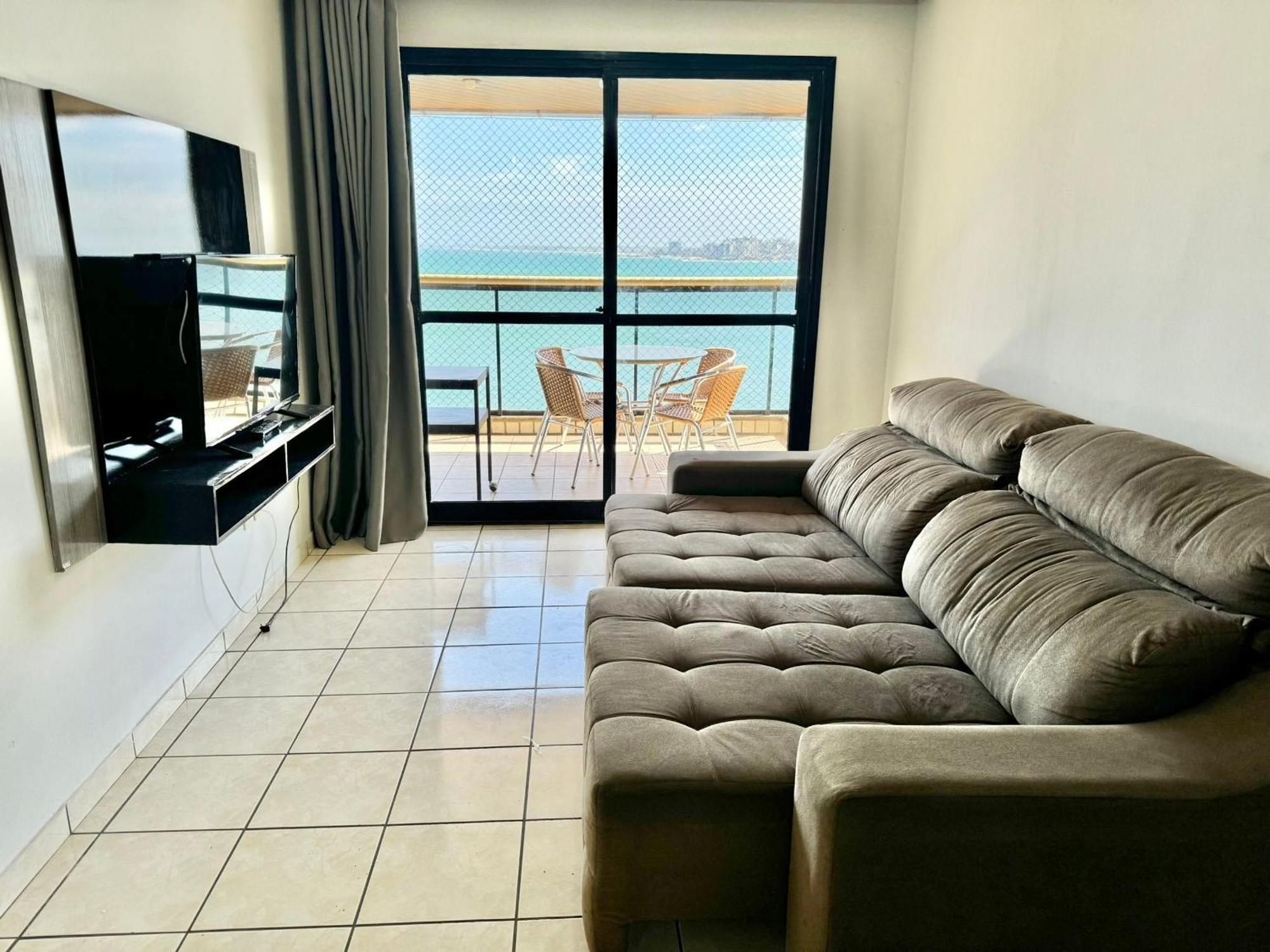Praia Do Morro - Apt. Canto Nobre, Frente Total Para O Mar, 4 Quartos 1 Vaga De Garagem, 2 Banheiros Guarapari Eksteriør billede