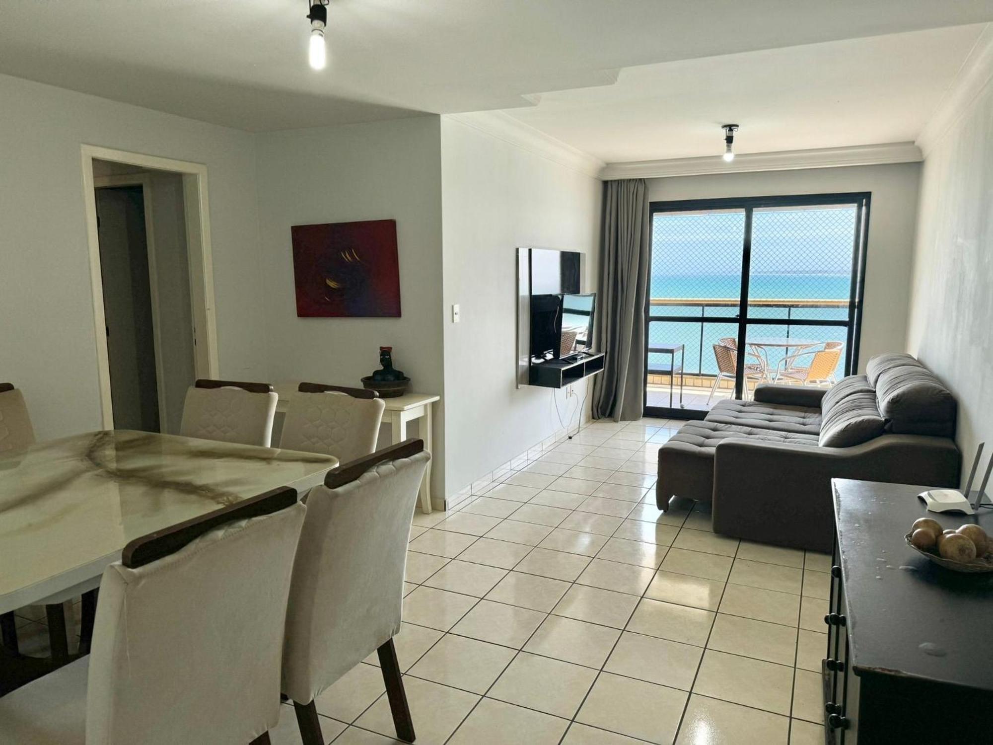 Praia Do Morro - Apt. Canto Nobre, Frente Total Para O Mar, 4 Quartos 1 Vaga De Garagem, 2 Banheiros Guarapari Eksteriør billede